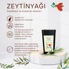 YENİ HASAT AYVALIK 1LT Naturel Sızma Zeytinyağı (Hasat Zamanı Ekim 2025)