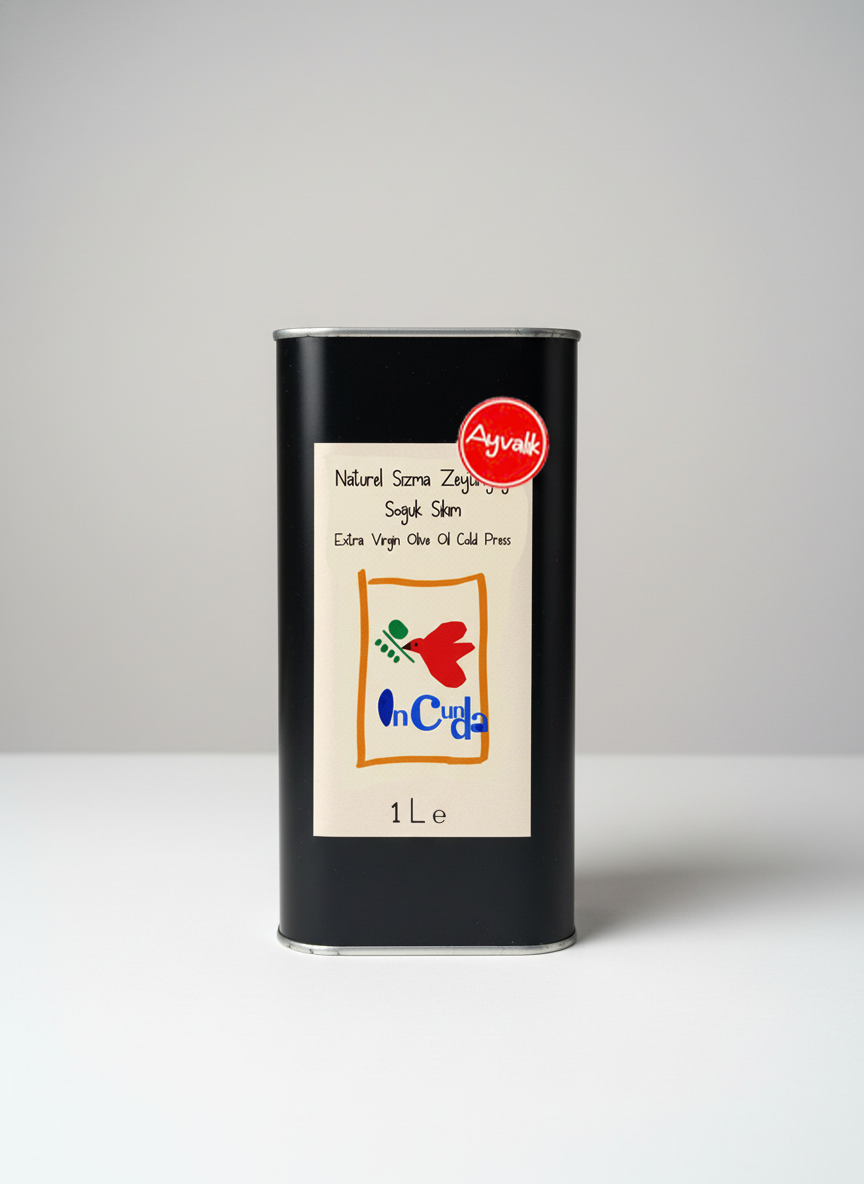 YENİ HASAT AYVALIK 1LT Naturel Sızma Zeytinyağı (Hasat Zamanı Ekim 2025)