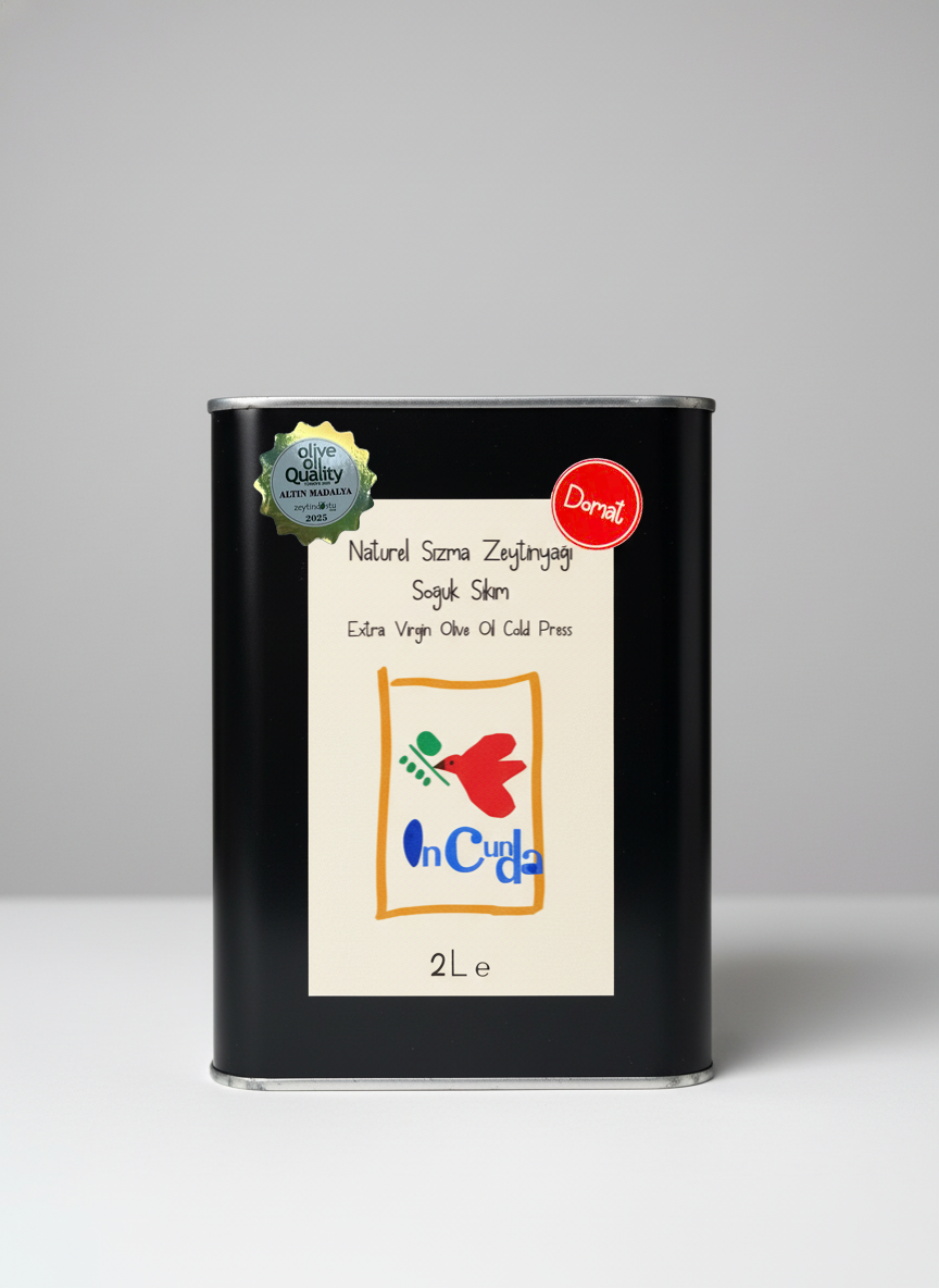 YENİ HASAT DOMAT 0,2 ASİT 2LT Naturel Sızma Zeytinyağı (Hasat Zamanı Ekim 2025)