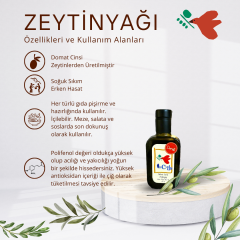 YENİ HASAT DOMAT 250 ML Naturel Sızma Zeytinyağı  (Hasat Zamanı Ekim 2024)