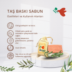 Taş Baskı Kantaron Yağlı Sabun