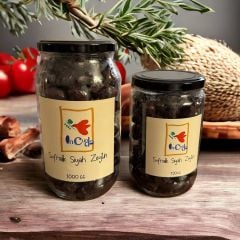 Kuru Sele Sofralık Siyah Zeytin 1000 cc