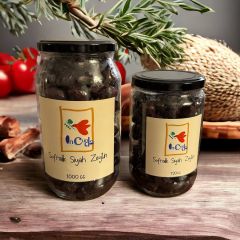 Kuru Sele Sofralık Siyah Zeytin 1000 cc