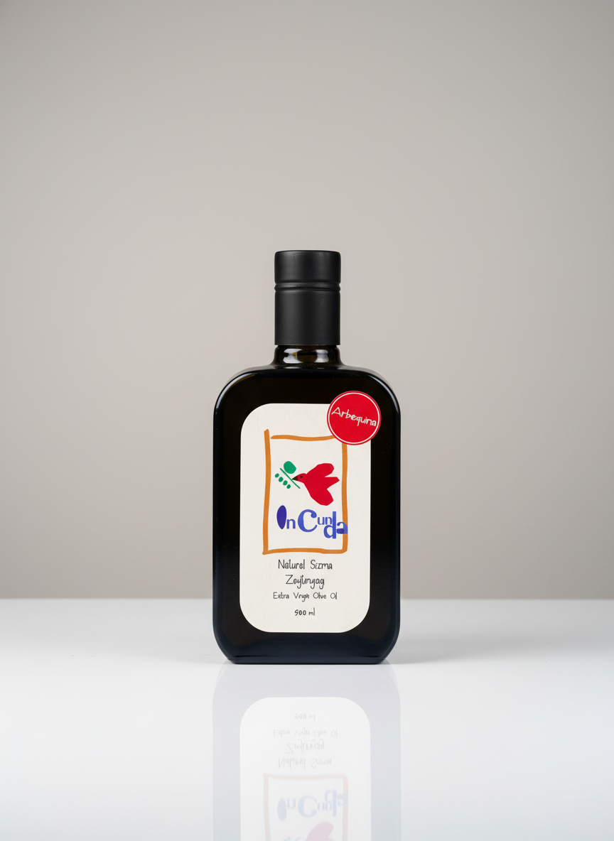 YENİ HASAT ARBEQUİNA 500 ML Naturel Sızma Zeytinyağı (Hasat Zamanı Ekim 2025)