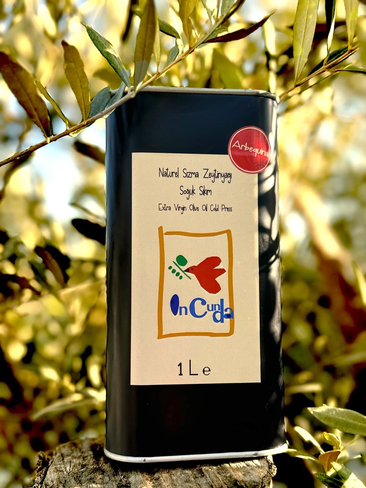 YENİ HASAT ARBEQUİNA 1LT Naturel Sızma ZeytinyağI (Hasat Dönemi Ekim 2025)